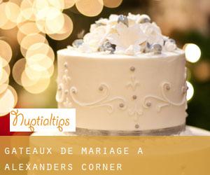 Gâteaux de mariage à Alexanders Corner