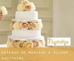 Gâteaux de mariage à Allons (Aquitaine)