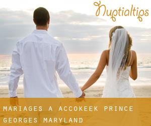 mariages à Accokeek (Prince George's, Maryland)