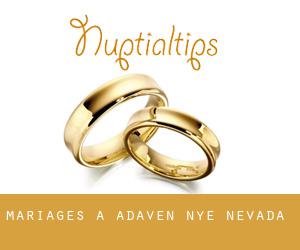 mariages à Adaven (Nye, Nevada)