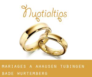 mariages à Ahausen (Tübingen, Bade-Wurtemberg)