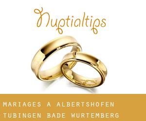mariages à Albertshofen (Tübingen, Bade-Wurtemberg)