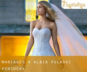 mariages à Albia (Pulaski, Kentucky)