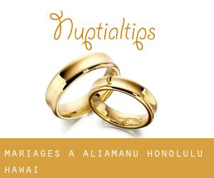 mariages à Āliamanu (Honolulu, Hawaï)