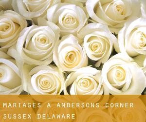 mariages à Andersons Corner (Sussex, Delaware)