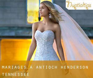 mariages à Antioch (Henderson, Tennessee)