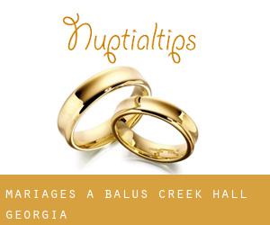 mariages à Balus Creek (Hall, Georgia)