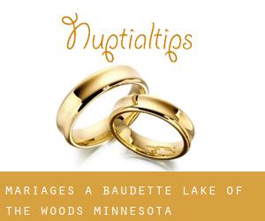mariages à Baudette (Lake of the Woods, Minnesota)