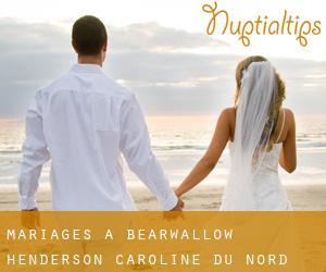 mariages à Bearwallow (Henderson, Caroline du Nord)