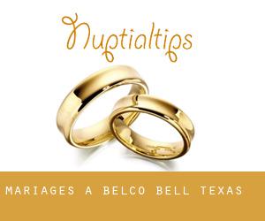 mariages à Belco (Bell, Texas)