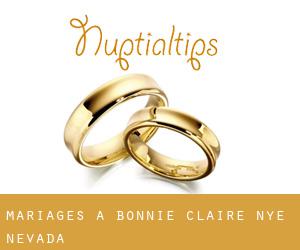 mariages à Bonnie Claire (Nye, Nevada)