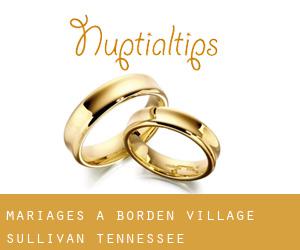 mariages à Borden Village (Sullivan, Tennessee)