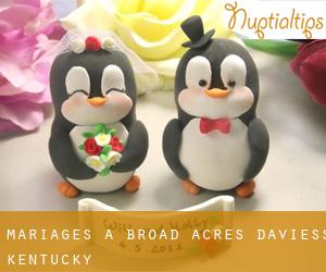mariages à Broad Acres (Daviess, Kentucky)