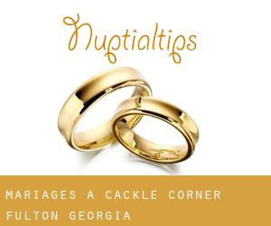 mariages à Cackle Corner (Fulton, Georgia)