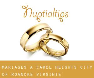mariages à Carol Heights (City of Roanoke, Virginie)
