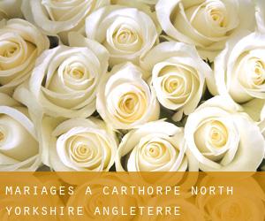 mariages à Carthorpe (North Yorkshire, Angleterre)