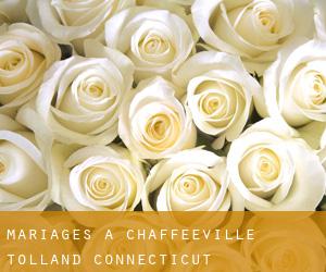 mariages à Chaffeeville (Tolland, Connecticut)