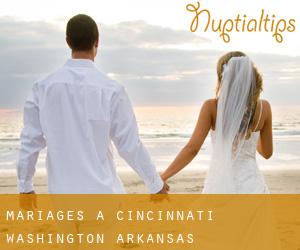 mariages à Cincinnati (Washington, Arkansas)