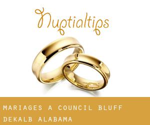 mariages à Council Bluff (DeKalb, Alabama)