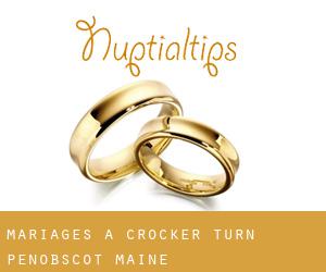 mariages à Crocker Turn (Penobscot, Maine)