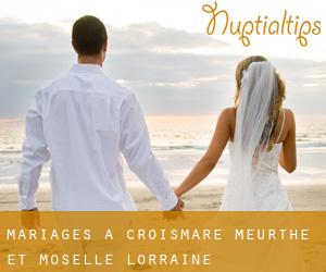 mariages à Croismare (Meurthe-et-Moselle, Lorraine)