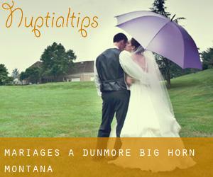 mariages à Dunmore (Big Horn, Montana)