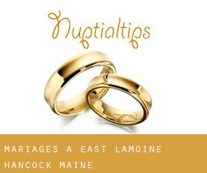 mariages à East Lamoine (Hancock, Maine)