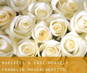 mariages à East Whately (Franklin, Massachusetts)