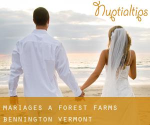 mariages à Forest Farms (Bennington, Vermont)