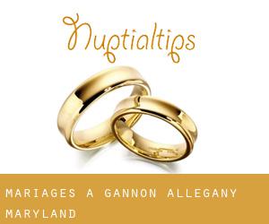 mariages à Gannon (Allegany, Maryland)