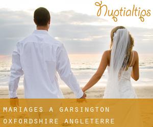 mariages à Garsington (Oxfordshire, Angleterre)