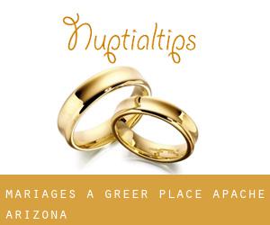 mariages à Greer Place (Apache, Arizona)