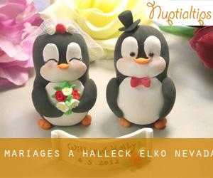 mariages à Halleck (Elko, Nevada)