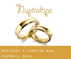 mariages à Hampton Run (Trumbull, Ohio)