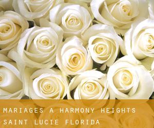 mariages à Harmony Heights (Saint Lucie, Florida)