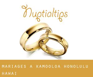 mariages à Kamo‘oloa (Honolulu, Hawaï)