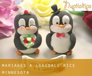 mariages à Lonsdale (Rice, Minnesota)