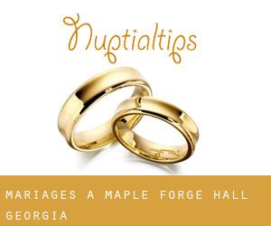 mariages à Maple Forge (Hall, Georgia)