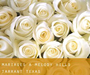 mariages à Melody Hills (Tarrant, Texas)