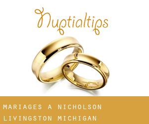mariages à Nicholson (Livingston, Michigan)