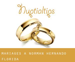 mariages à Norman (Hernando, Florida)