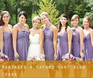 mariages à Oxford (Fort Bend, Texas)