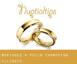 mariages à Philo (Champaign, Illinois)