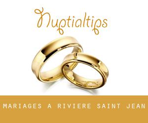 mariages à Rivière-Saint-Jean