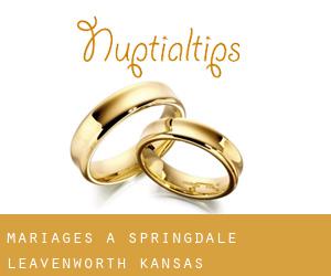mariages à Springdale (Leavenworth, Kansas)