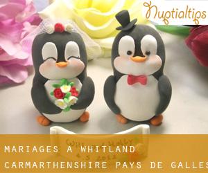 mariages à Whitland (Carmarthenshire, Pays de Galles)