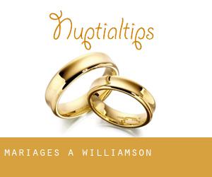 mariages à Williamson